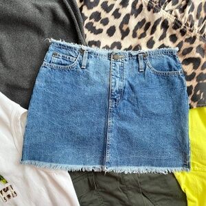 Vintage Blue Denim Skirt